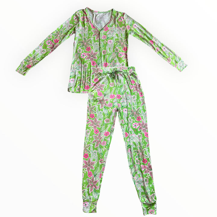 SERENA WOMENS LONG SLEEVES LOUNGEWEAR SET