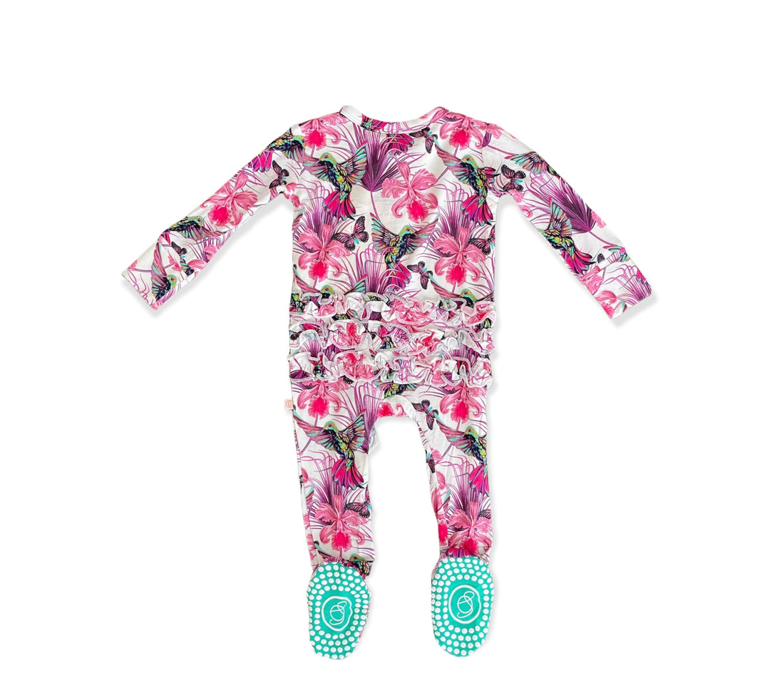 [Final Sale] Ava’s Ruffled One Piece Footie